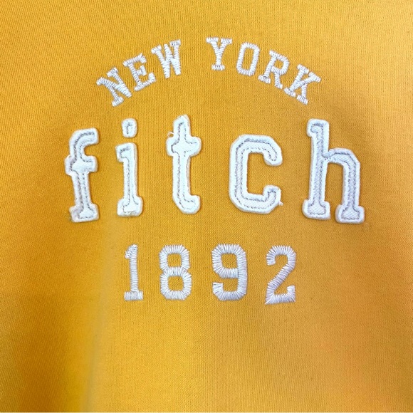 Abercrombie Kids Boy's Yellow/Gold Hoodie Size XL - Picture 4 of 13